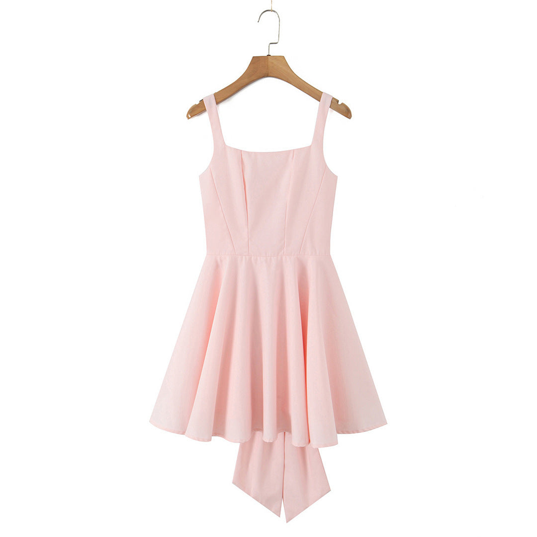 Square Neck Sling Dress