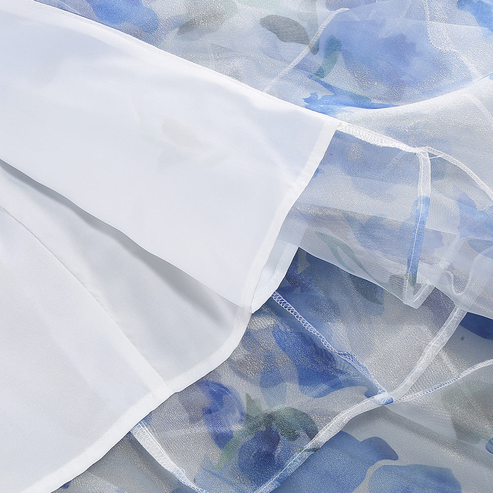 Flowy Chiffon Maxi Dress