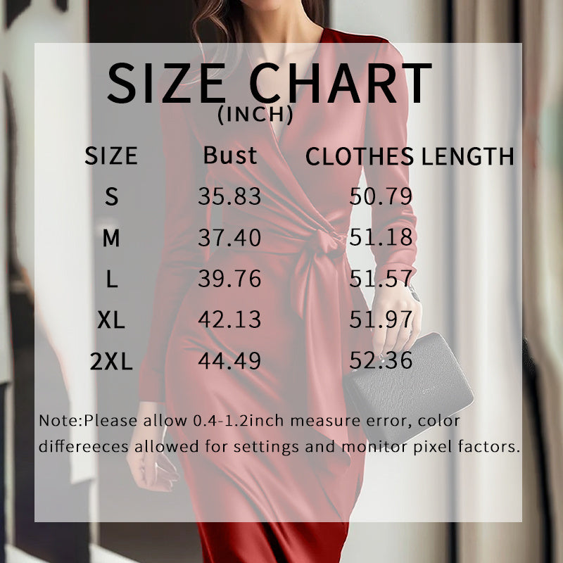 Burgundy Satin - Midi Dress