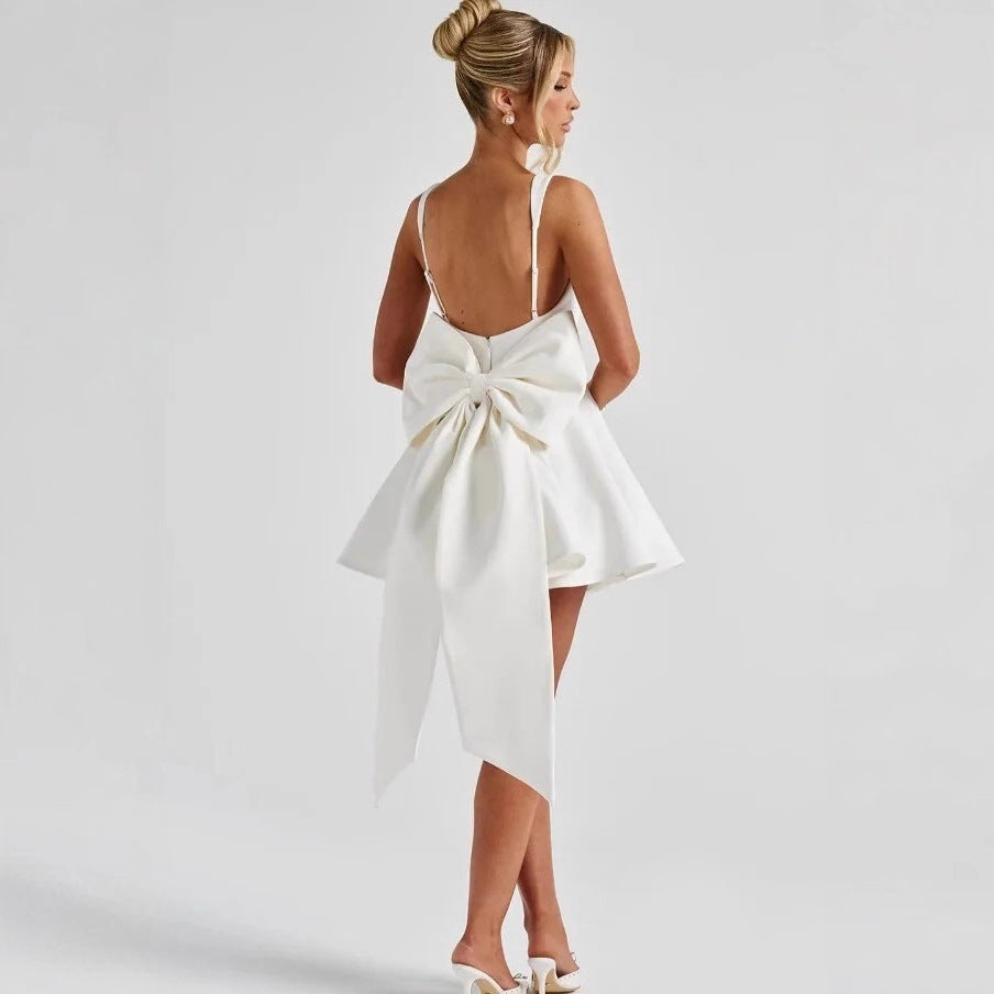 Square Neck Sling Dress