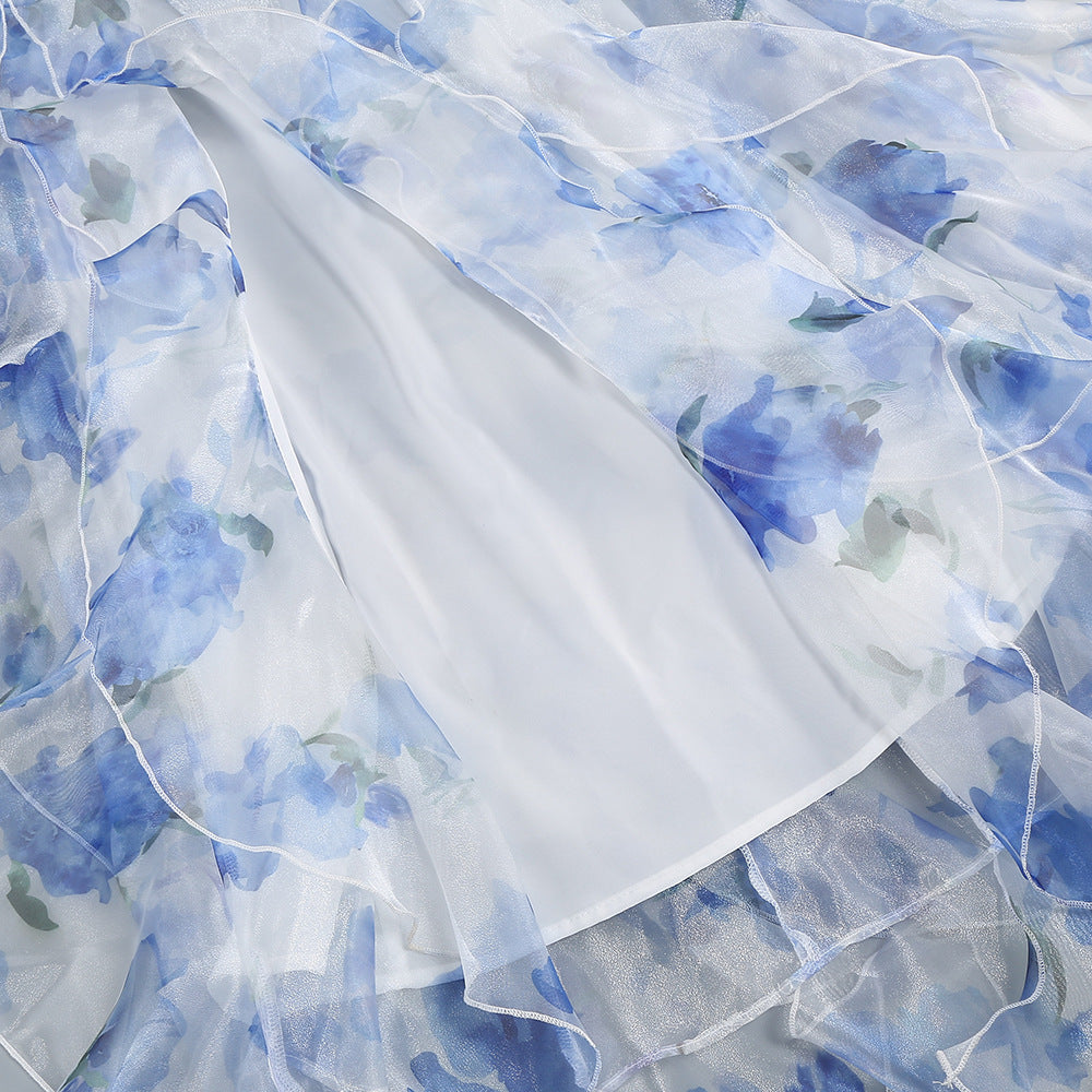 Flowy Chiffon Maxi Dress